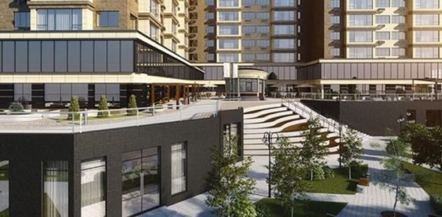 Мойка фасадов "ЖК Obolon Residences"